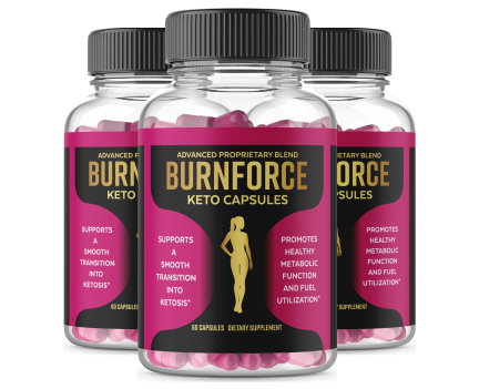 BurnForce™ keto capsules — 3 bottles